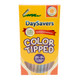Front-facing DaySavers Color Tipped cone pack with 21 x 1 1/4 count badge and windowed bottom