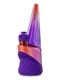 Puffco Peak Pro 3DXL Plasma e-rig angled front-left with purple base and tall gradient glass top