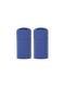 Two Sapphire blue Puffco Pivot silicone mouthpieces shown upright side by side as a matching 2-pack