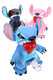 Blue, black, and pink creepy creature water pipes with clear glass chambers and expressive plastic exteriors