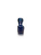 Front view of blue GRAV Mini Bubble Trap Sherlock showing the bowl, curved neck, and speckled glass