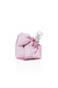 Pink GRAV borosilicate Milk Carton Pocket Bubbler displaying its peaked silhouette and internal downstem