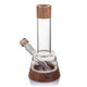 MJ Arsenal Lookout glass water pipe with an included 14 mm Alpine bowl and wood accents