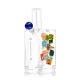 Hemper suitcase-themed XL borosilicate glass bong presented from an alternate product angle