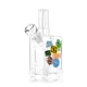 Hemper suitcase-themed borosilicate glass bong shown from a rear three-quarter product angle