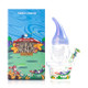 Hemper Trippy Gnome XL glass bong with retail box, blue iridescent hat, flower-pot base, and daisy bowl display