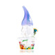 Right-side view of Hemper Trippy Gnome XL glass bong highlighting clear gnome body, flower-pot base, and daisy bowl