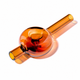 Baltic Amber NWTN Bolla glass hand pipe with a translucent amber finish and sculptural rounded bowl.