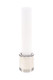2" screw-on ceramic dab straw nail with white ceramic section and silver-tone threaded base shown upright