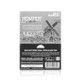 Back of HEMPER Papers & Glass Tips display packaging with product information, barcode, and warning panel