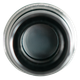 Top view of DaVinci EQ Zirconia Crucible showing black circular interior and recessed center surface