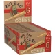 Open Zig-Zag unbleached cones retail display with 1 1/4 size 6-pack slider boxes arranged upright