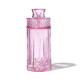 Petal pink NWTN Highball 8.25" glass gravity bong with faceted shell for wholesale smoke shop merchandising.