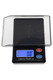 Wholesale digital pocket scale WeighMax DS118 displaying 750 g × 0.1 g capacity on back-lit LCD, compact unit centered on white background. (102 characters)