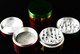 63mm 4 Part Aluminum Painted Rasta Grinder - G0153