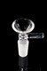 14.5mm Male Clear Glass on Glass Bowl - BS373