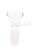 14.5mm Male Clear Glass-on-Glass Bowl – BS373