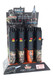 Wholesale Eagle Pen Torch 12-count camo lighter display, Mossy Oak licensed wraps, countertop front angle with Safe-Stop branding.