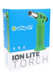 Whip-It Ion Lite Torch retail box, green variant, front view—sleek portable torch suitable for wholesale smoke gear.