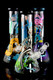 (Mix) 7mm Hand Painted Glow in the Dark R&M Water Pipe - WP1571