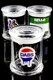 Wholesale large glass storage jars for dry herb with unique decal sticker.
