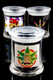 (Mix) X-Large Glass Jar with Decal - J0187