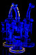 Medium Stemless GoG Glow in the Dark Design Water Pipe - WP1612