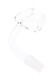 Clear 10 mm male domeless quartz banger nail, 4 mm bucket, angled neck on white backdrop for wholesale dab rig supplies