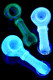 Small Glow in the Dark Glass Pipe - P1846