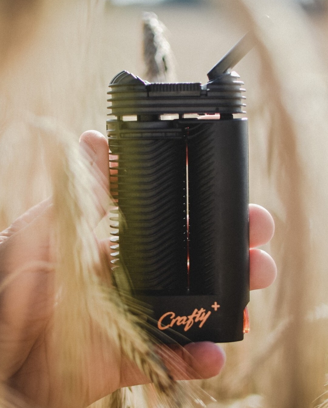 Storz & Bickel CRAFTY+ portable dry herb vaporizer with cooling unit and USB-C