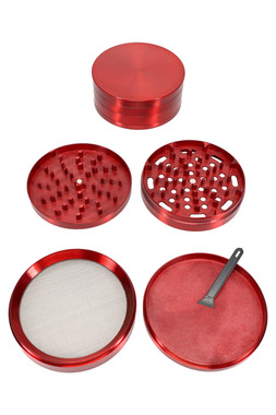 100 mm 4-Part Zinc Alloy Grinder | Wholesale