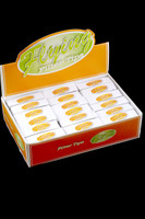 Bulk orange rolling paper tips for smoke shop distribution.