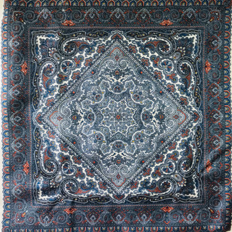 Vintage silk scarf S038
