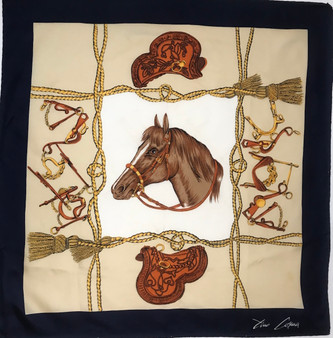 Lenço em Seda "Cavalo" // Silk Scarf "Horse"