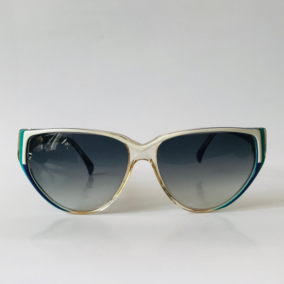 Chloé Paris Vintage Sunglasses Green, Purple and White