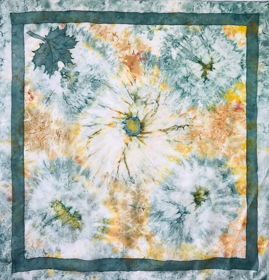 Vintage silk scarf S040