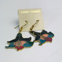 Bellflower Cloisonné Earrings