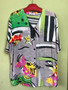 Camisa / Túnica com Print Abstrato Anos 90