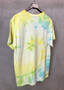 T-Shirt Tie & Dye Amarela verde Azul