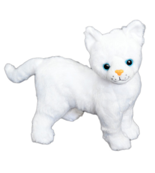 Kingdom Kuddles  White Kitten Cotton