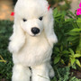 Auswella Plush Standard White Poodle Paris