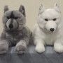 Meet Keeweenaw - The Plush Grey Wolf Perfect for Cuddling