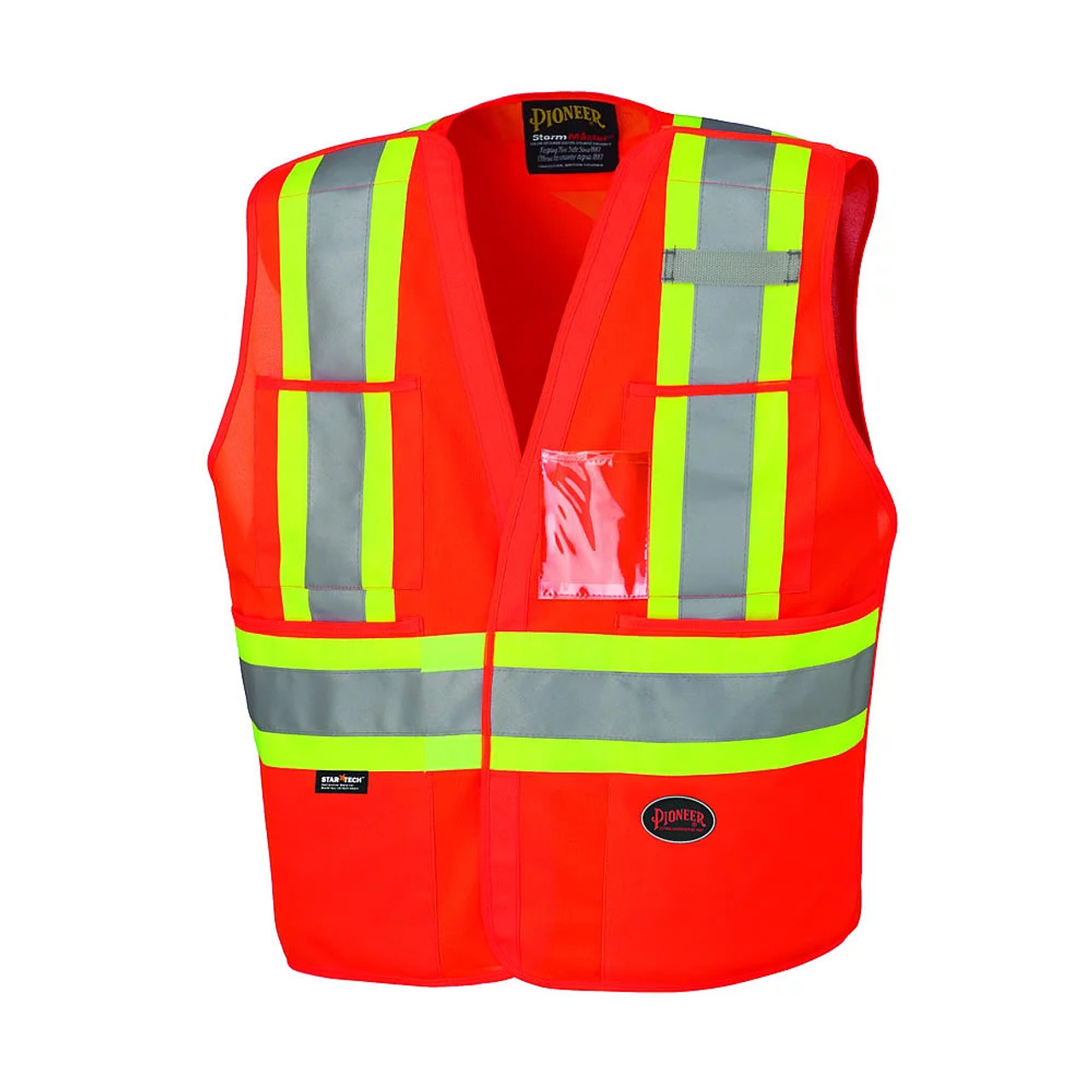 tweede stel voor cursief SureWerx Pioneer Tricot Polyester Tear Away Safety Vest, Multiple Sizes and  Colors Available - Each - Western Safety