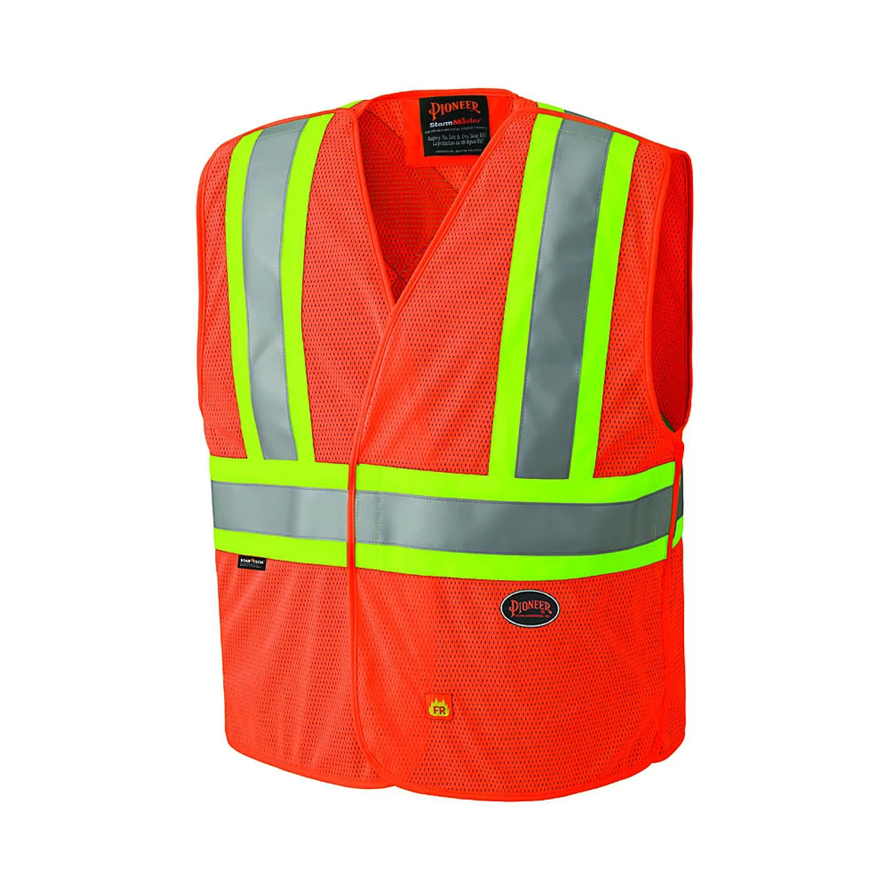 SureWerx Pioneer Polyester Mesh Flame Resistant Safety Vest - Each -  Western Safety