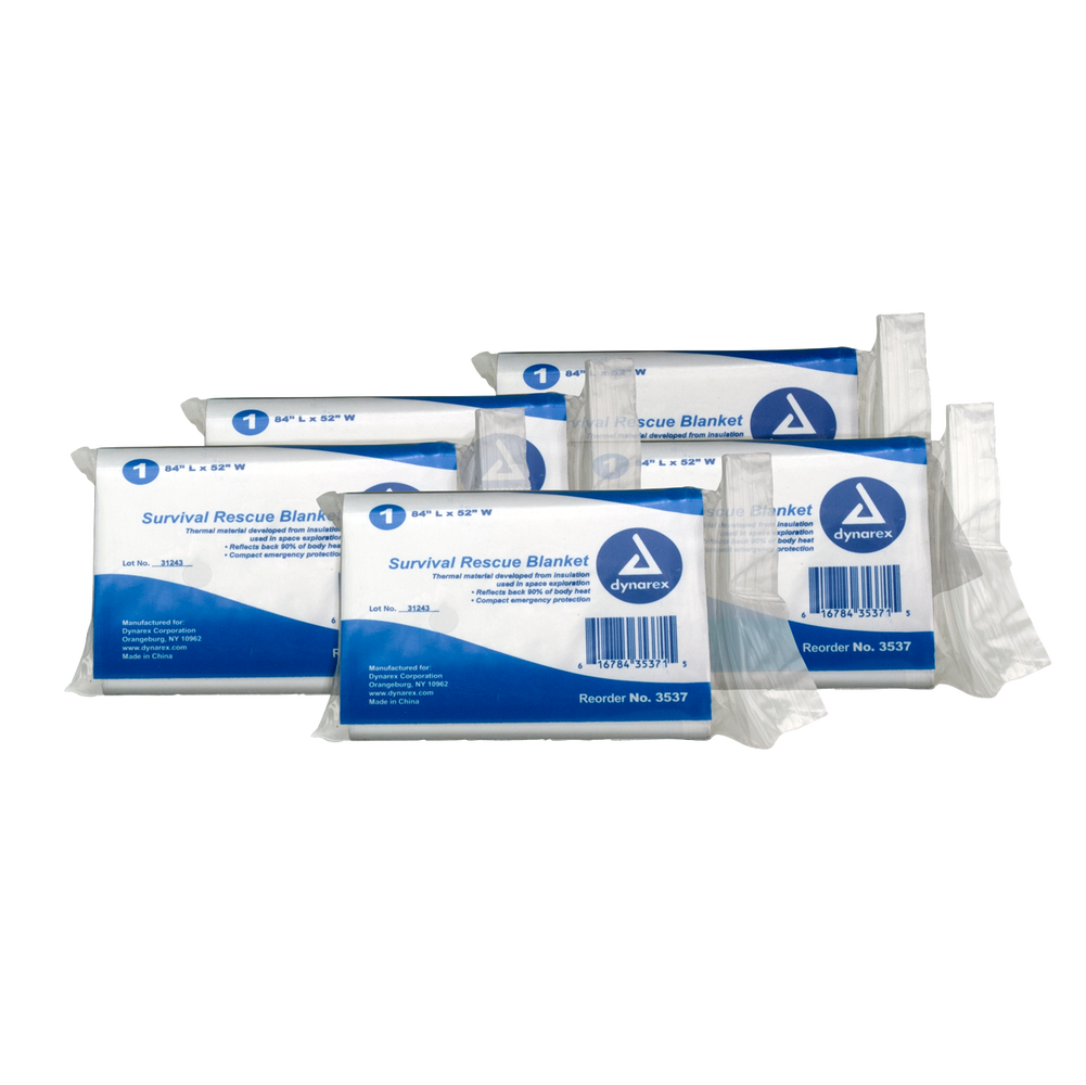 First Aid Only 59155 Emergency Blanket 5/Pack Western Safety