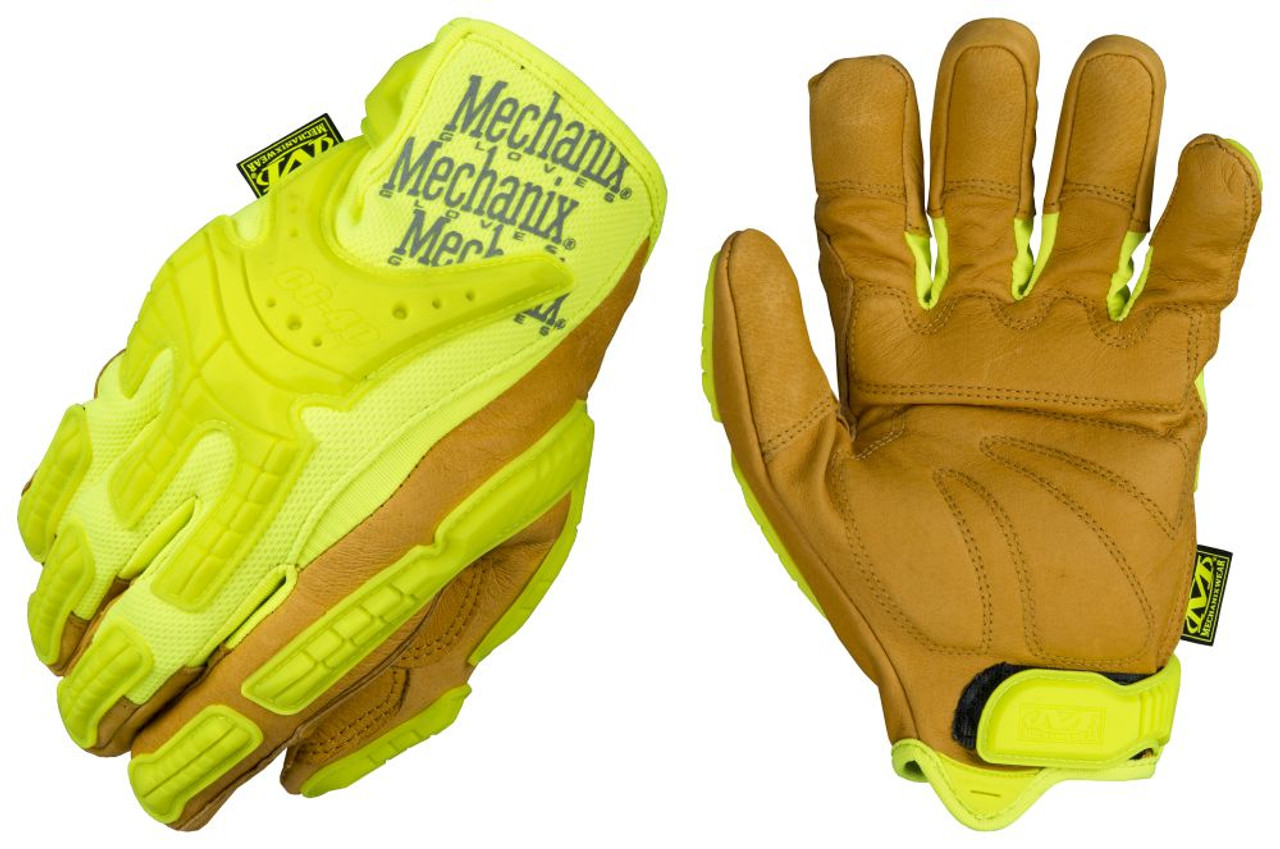 Mechanix Wear CG40-91 Heavy-Duty High-Visibility Impact Gloves - Pair