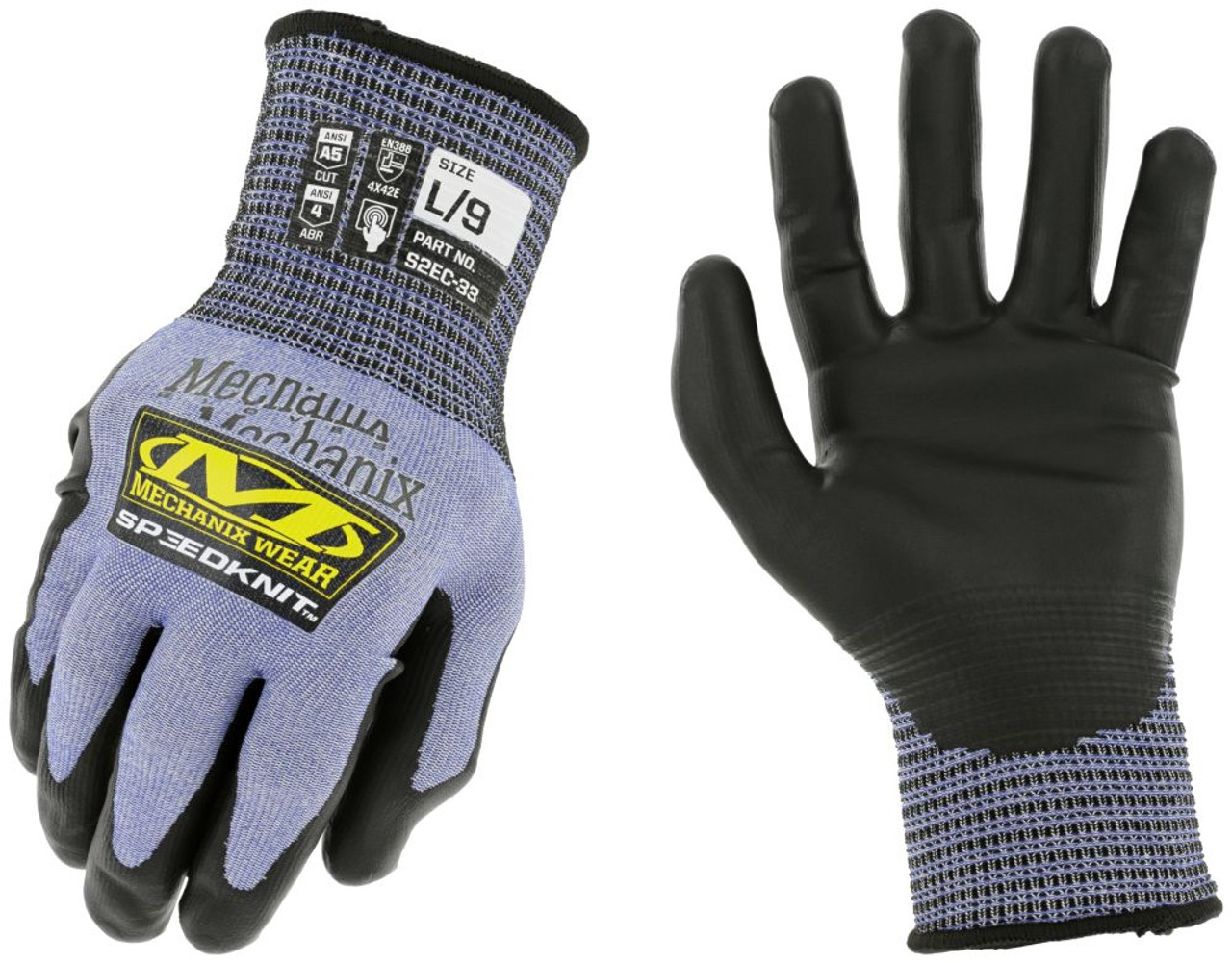 Mechanix Wear SPEEDKNIT S2EC-33 Coated-Knit Work Gloves - Pair - Western  Safety