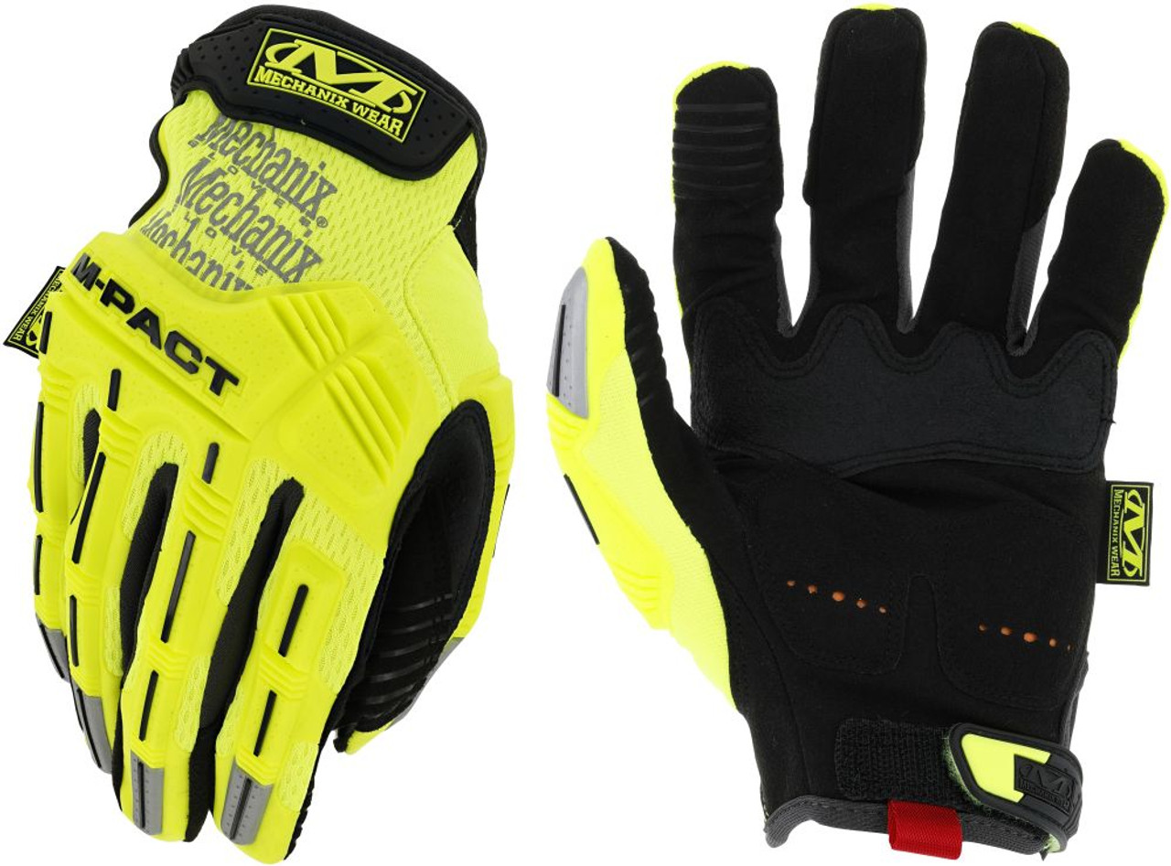 Mechanix Wear HI-VIZ M-Pact SMP-91 Mechanics Work Gloves - Pair - Western  Safety