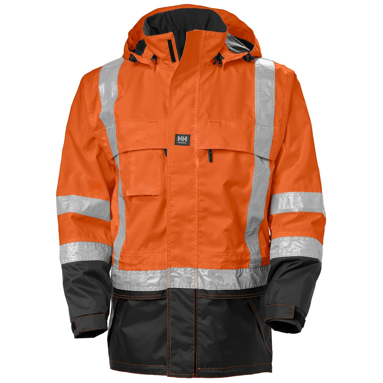 Helly Hansen Work Jacket: Waterproof Windproof Breathable Potsdam  Collection Men's - Western Safety