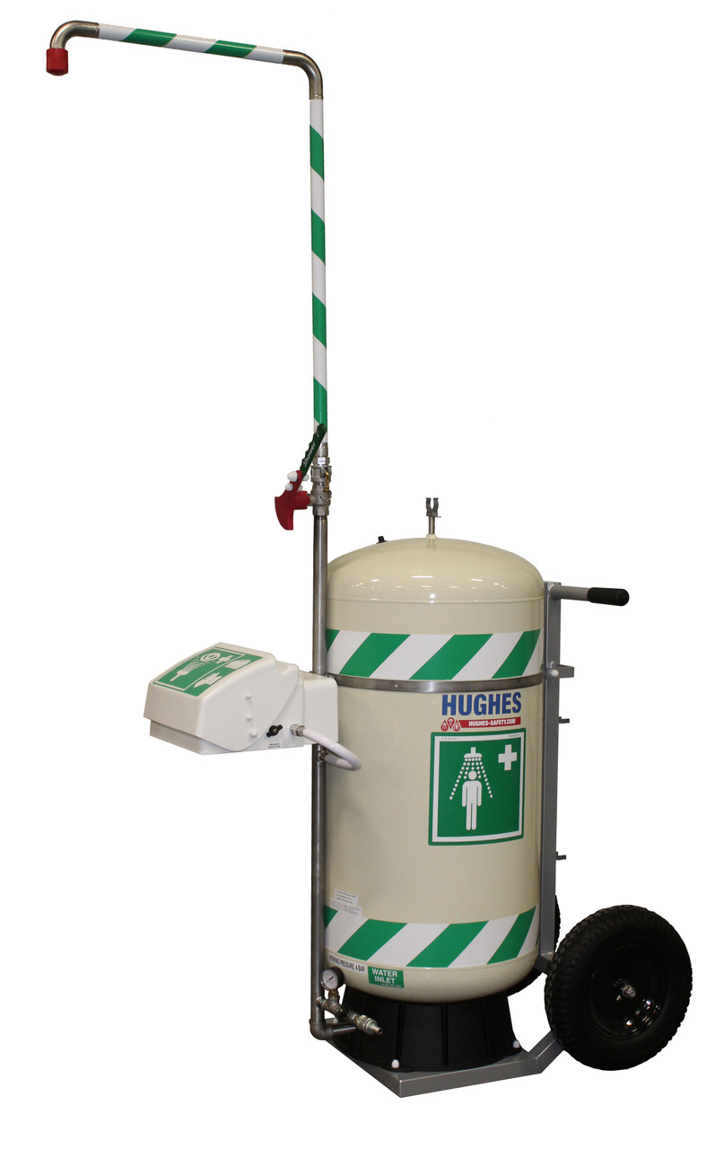 Hughes 40K45G Mobile SelfContained Emergency Safety Shower Western Safety